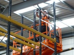 montaje de estanterías industriales