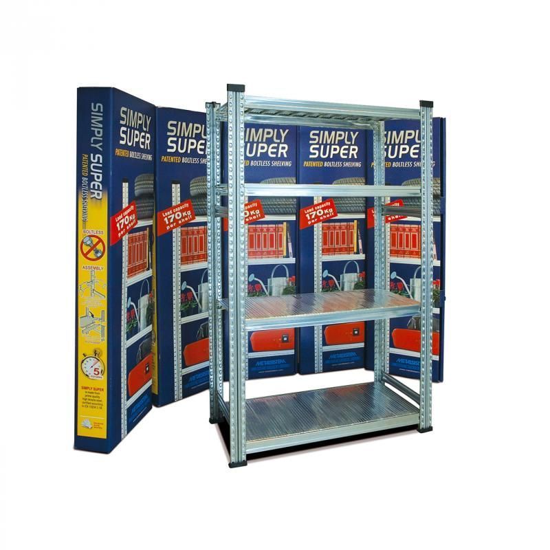 Kit estantería galvanizada