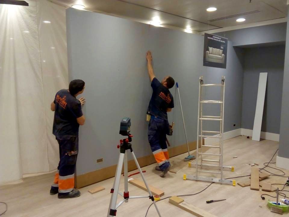 Montaje tabique en MDF