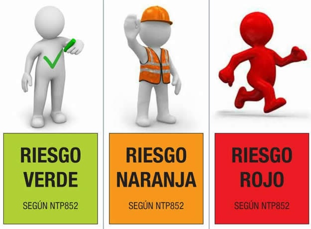 Aviso riesgos estanterías