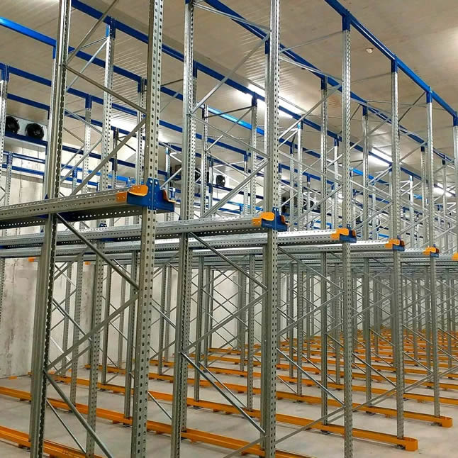 Estanterías metálicas industriales para cargas paletizadas