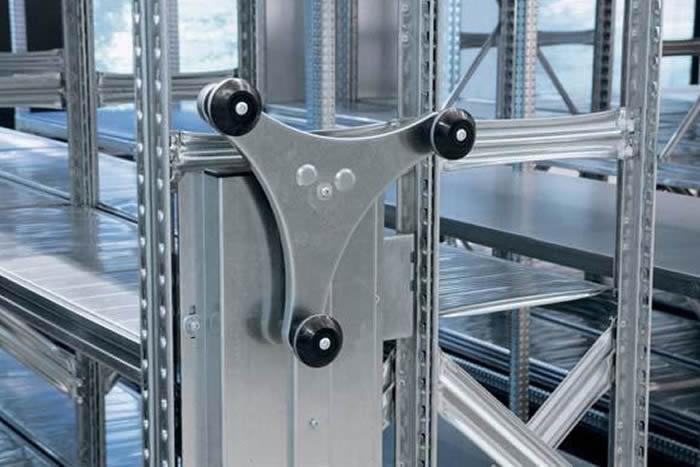 Volante estanterías móviles